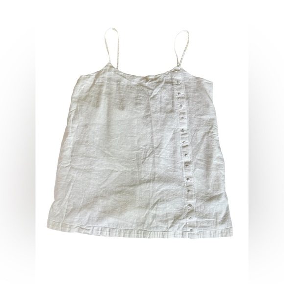 Abercrombie & Fitch Pants - A&F white linen blend button details 100% cotton skort Mini Dress jumpsuit